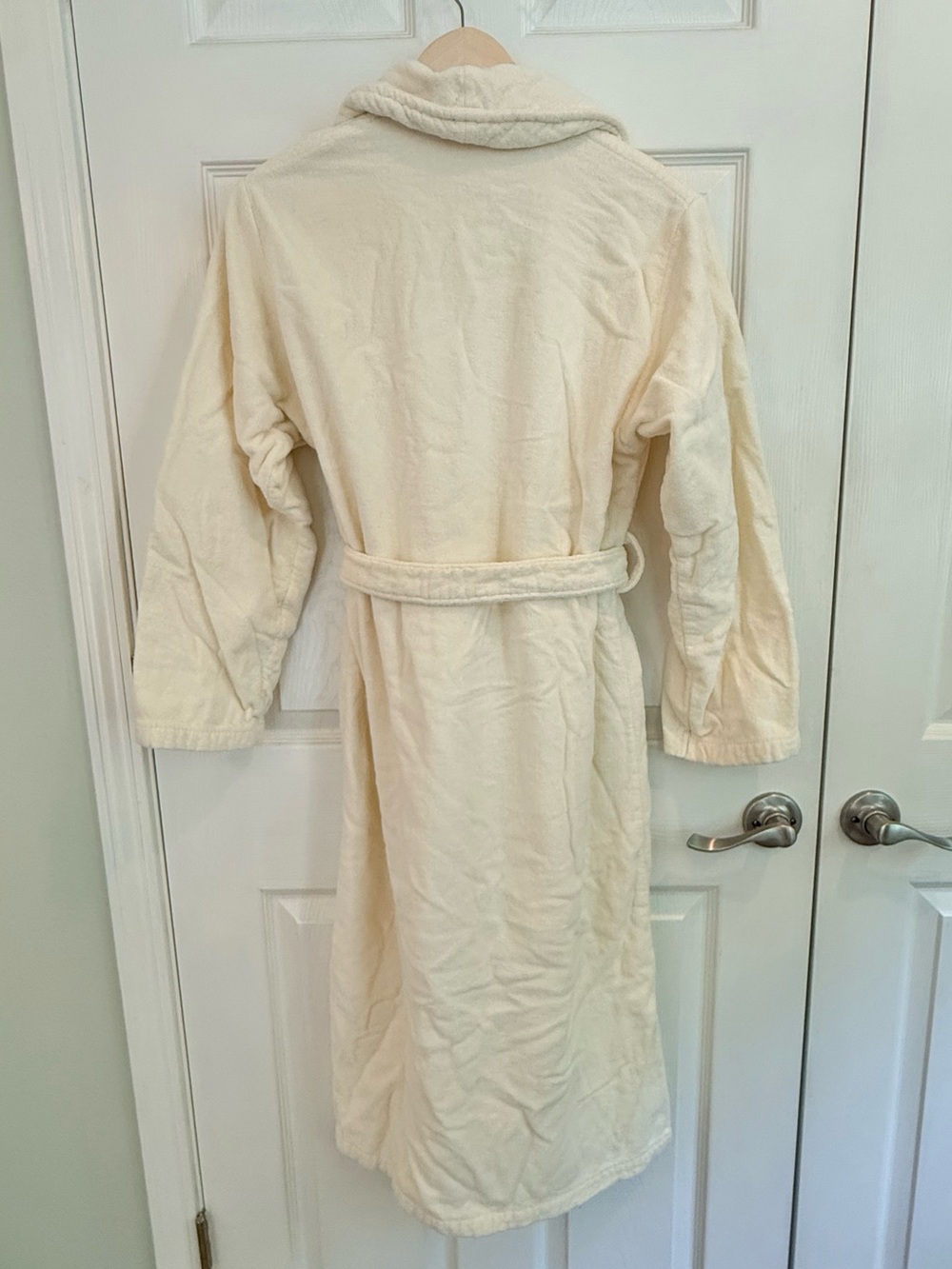 Secret Treasures Terry Bath Robe with Belt | Creamy Yellow - Picture 2 of 11